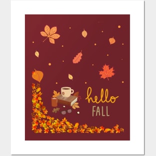 Hello Fall Posters and Art